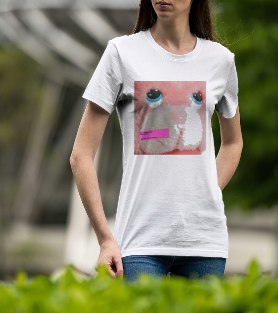 Royel Otis Hickey Album Pink Fluffy Bunny Face T-Shirt