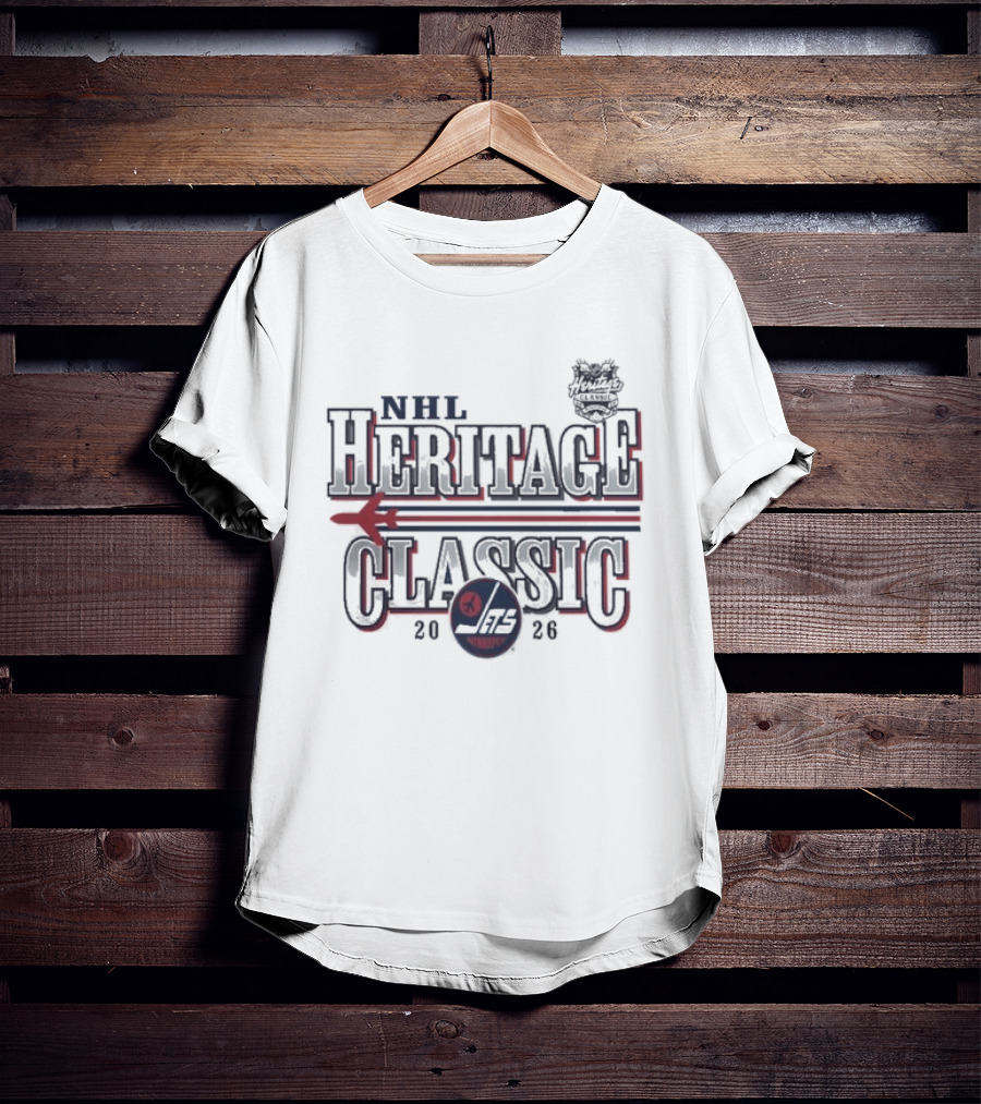 NHL Heritage Classic 2026 Winnipeg Jets Vintage Hockey Event T-Shirt