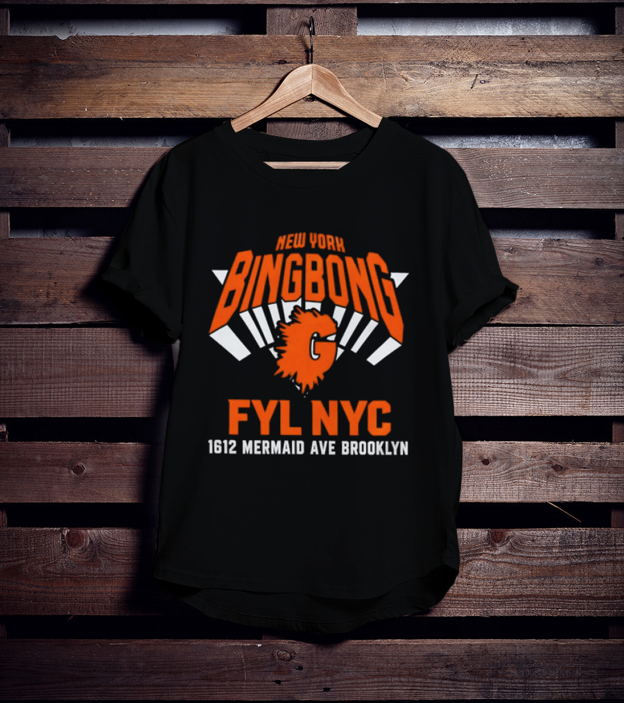 New York Bingbong FYL NYC 1612 Mermaid Ave Brooklyn T-Shirt