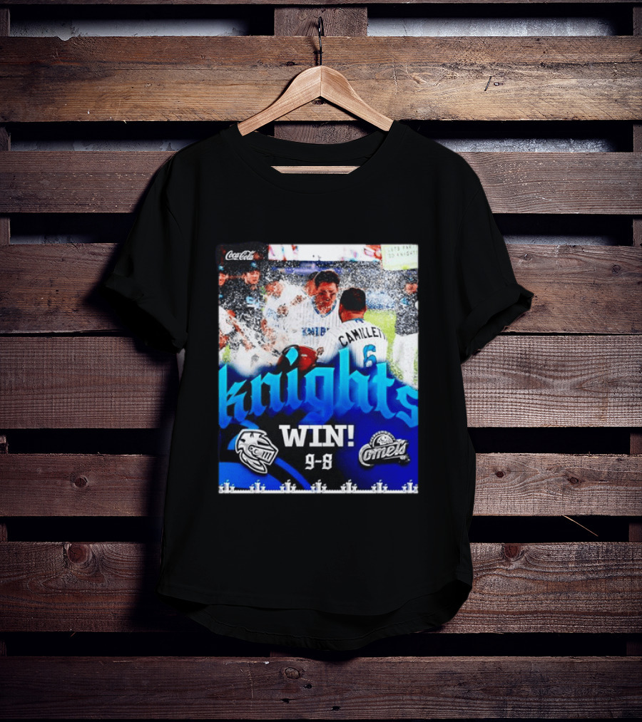 Knights Win 9 8 Against Comets Baseball Celebration T-Shirt