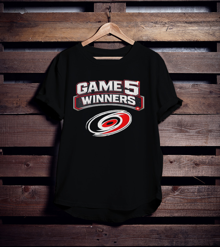 Carolina Hurricanes Game 5 Winners Celebration T-Shirt