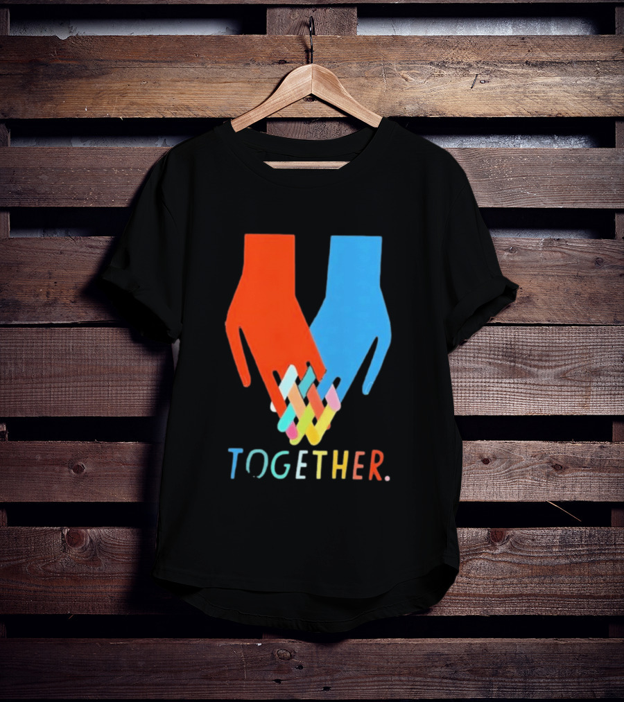Interlocking Hands Unity Concept Together T-Shirt
