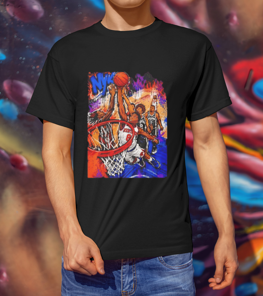 OG Anunoby New York Knicks NYK Basketball Art NBA T-Shirt