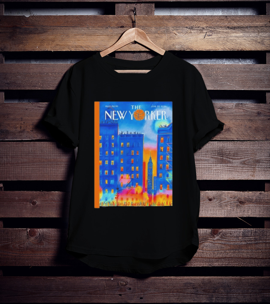 Pierre Emmanuel Lyet The New Yorker June 12 2023 Basketball Art Cover T-Shirt