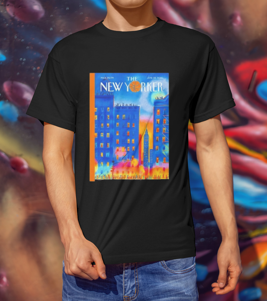 Pierre Emmanuel Lyet The New Yorker June 12 2023 Basketball Art Cover T-Shirt
