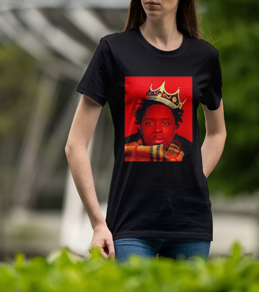 Notorious B.I.G. King Of New York Crowned Burberry Scarf T-Shirt