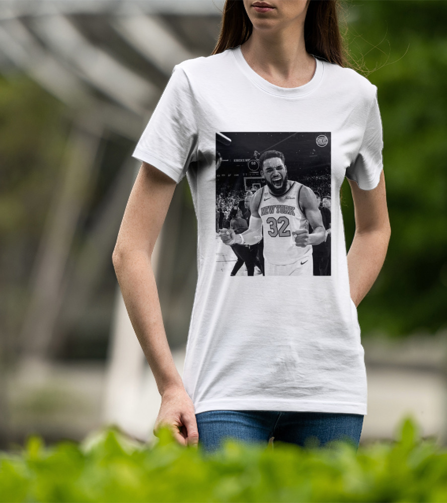 Knicks Nation Loud And Proud New York Basketball Karl Anthony Towns Celebration T-Shirt