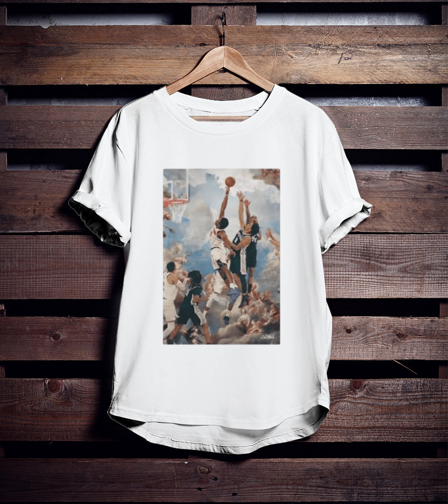 OG Anunoby Slam Dunk Basketball Masterpiece With Cloud T-Shirt