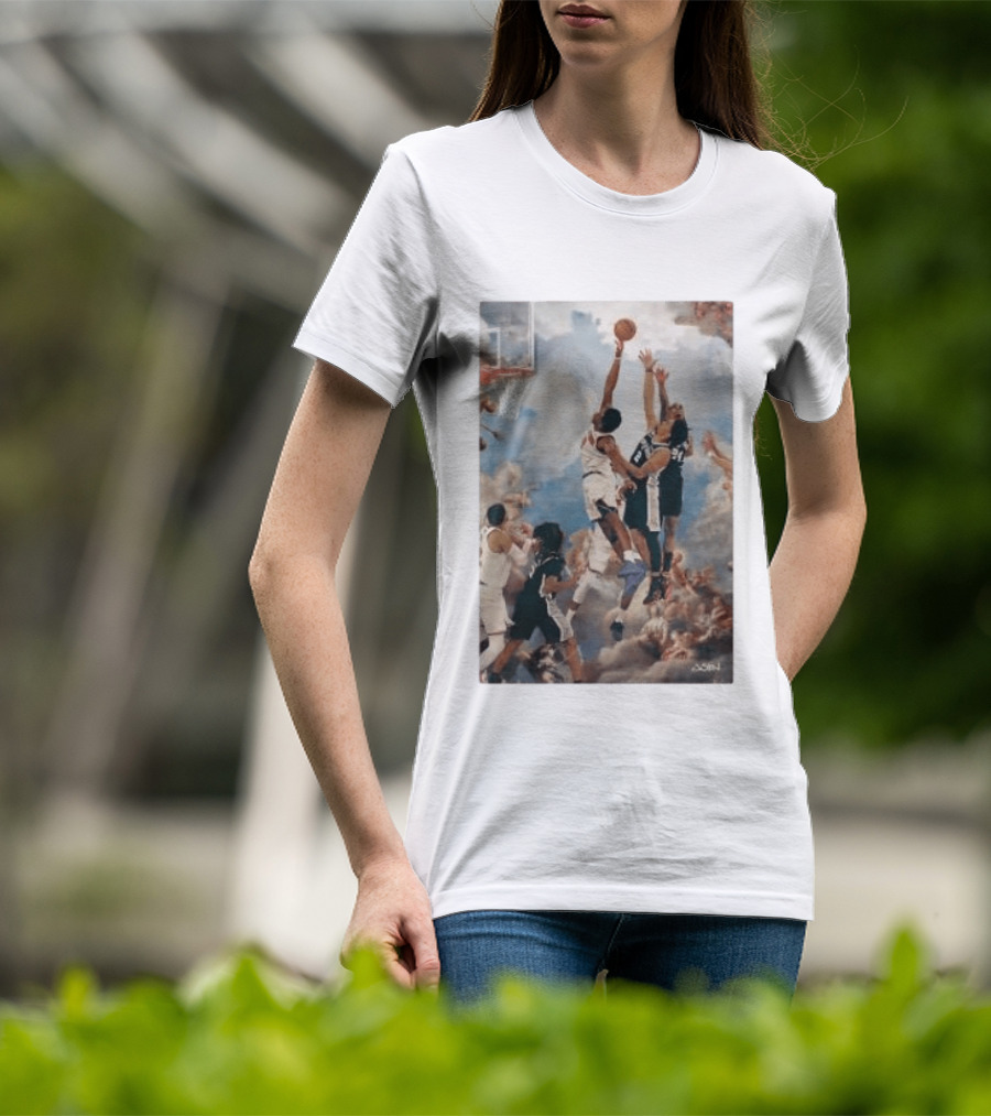 OG Anunoby Slam Dunk Basketball Masterpiece With Cloud T-Shirt