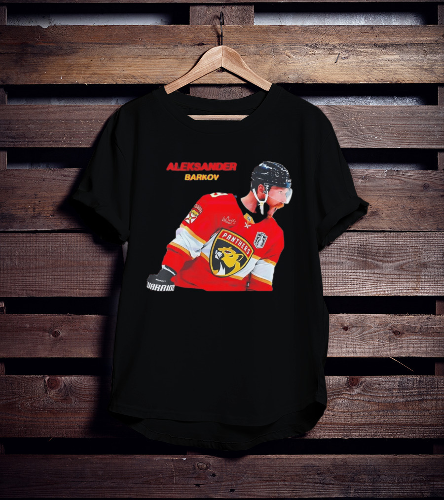 Aleksander Barkov Number 16 Florida Panthers Red Hockey Jersey T-Shirt