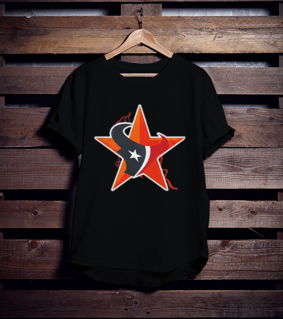 Houston Astros Texans Collaboration 2026 Star T-Shirt
