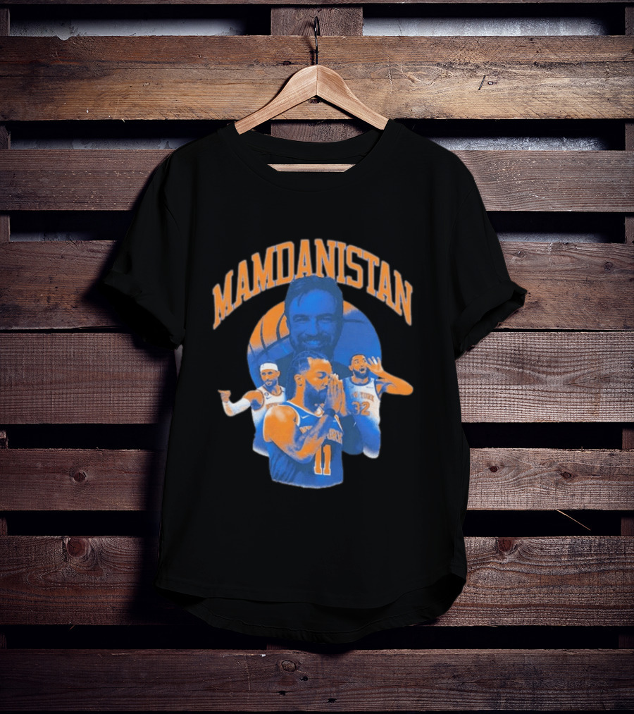 MAMDANISTAN Jalen Brunson New York Knicks Basketball Fan T-Shirt