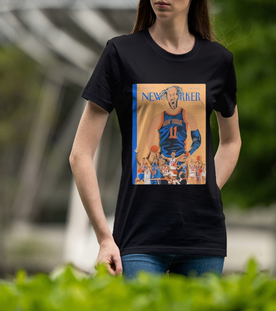 Jalen Brunson New York Knicks June 2026 New Yorker Edition Featuring Basketball Highlights T-Shirt