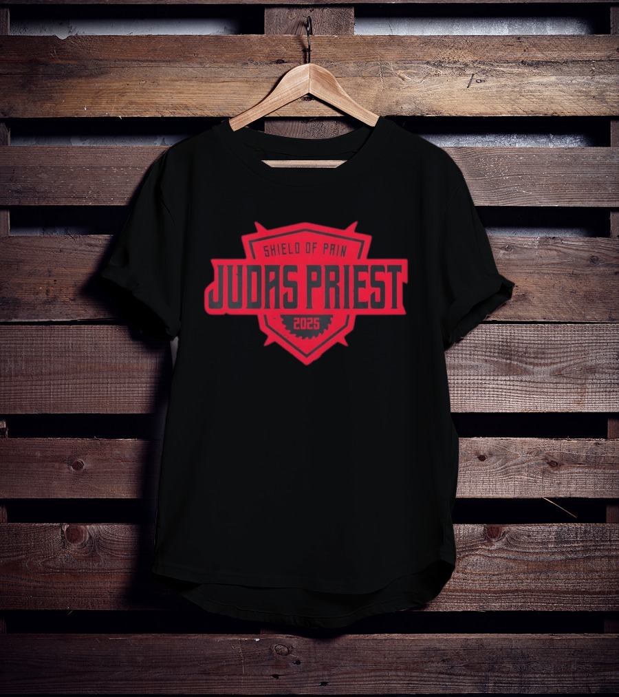 Judas Priest Shield Of Pain 2025 Tour Dates Zip T-Shirt