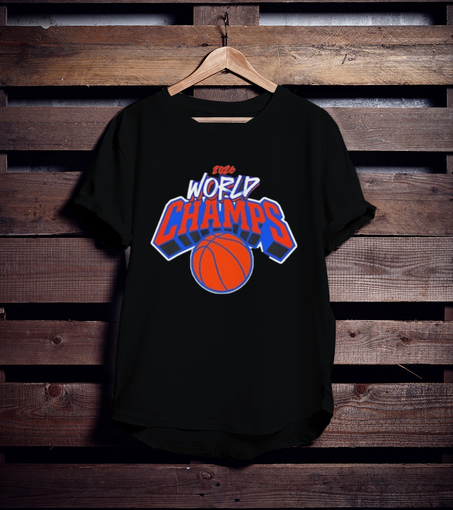 2026 World Champs New York Knicks Basketball T-Shirt