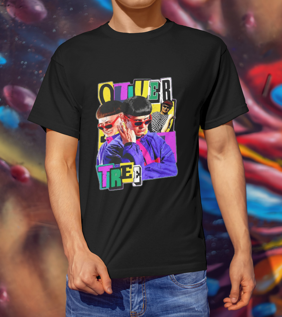 Oliver Tree 1993 2026 Memorial Collage With Retro Sunglasses T-Shirt