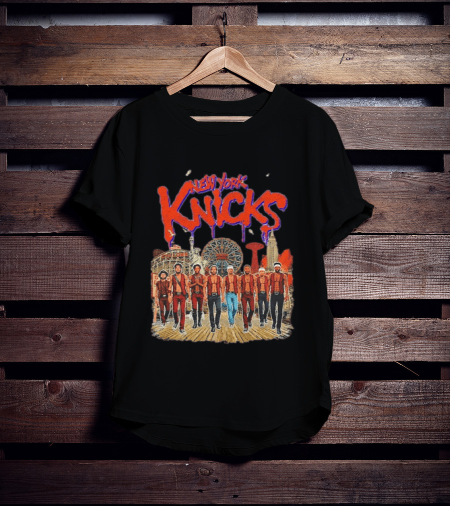 New York Knicks NBA Warriors Wonder Wheel Coney Island T-Shirt