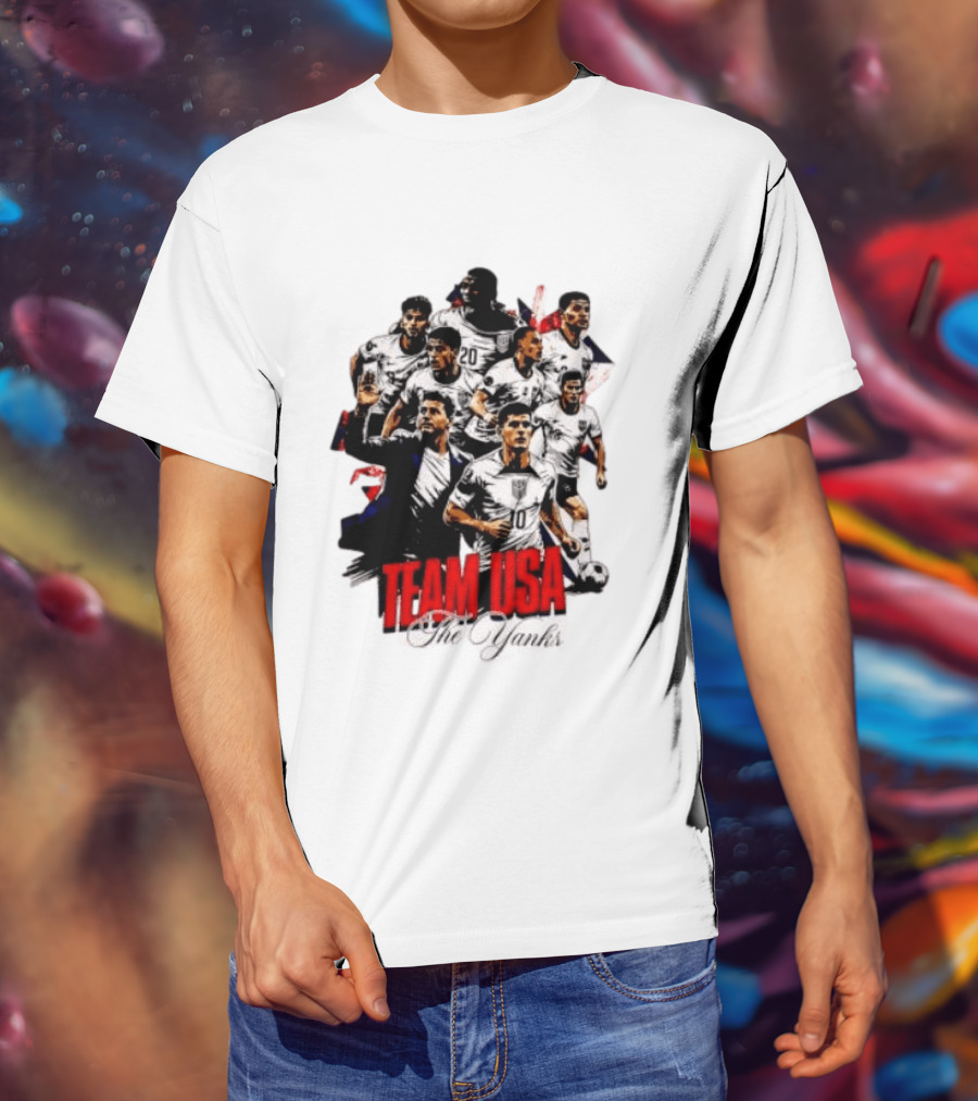 USMNT Christian Pulisic Mauricio Pochettino Team USA The Yanks T-Shirt