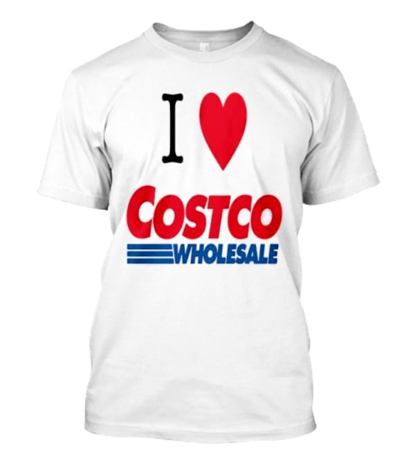 I Love Costco Wholesale Red Heart T-Shirt