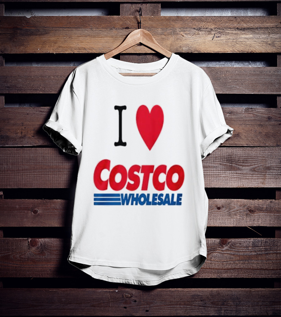 I Love Costco Wholesale Red Heart T-Shirt