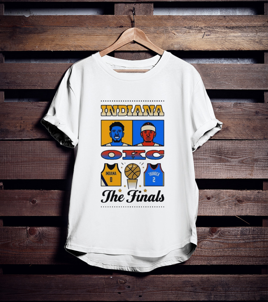 Indiana OKC Basketball The Finals Faceoff T-Shirt