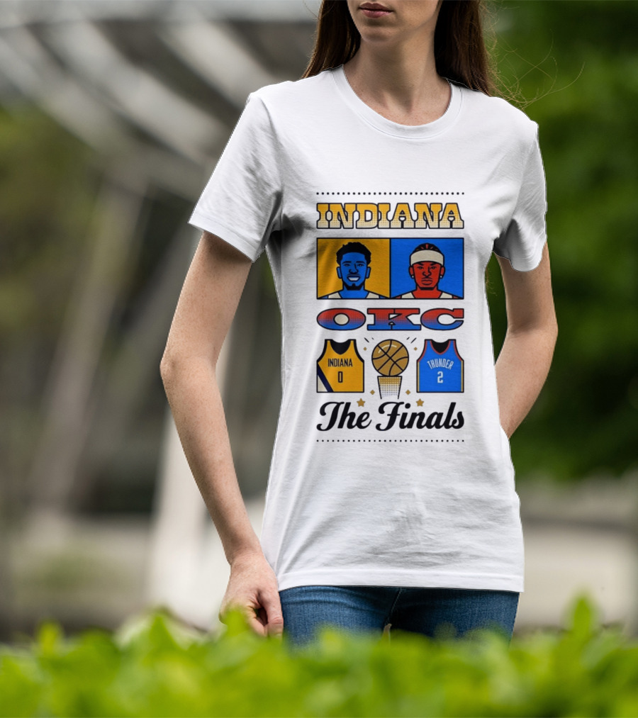 Indiana OKC Basketball The Finals Faceoff T-Shirt