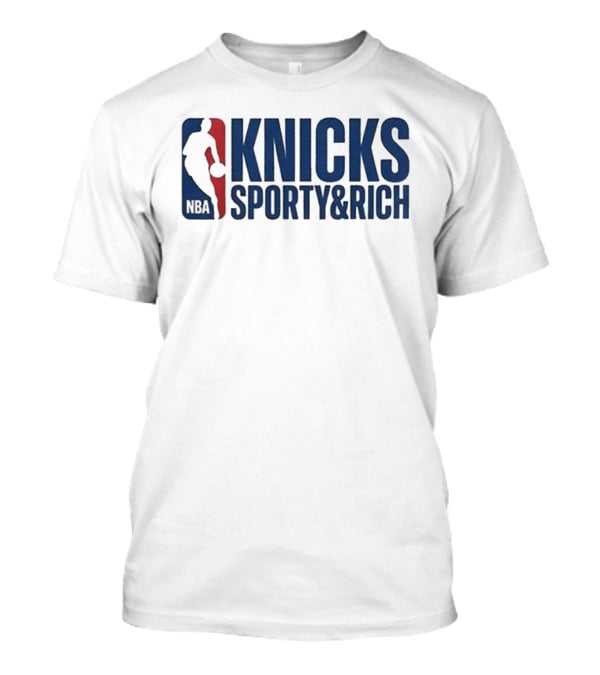 Knicks NBA Sporty & Rich 2026 Collaboration T-Shirt