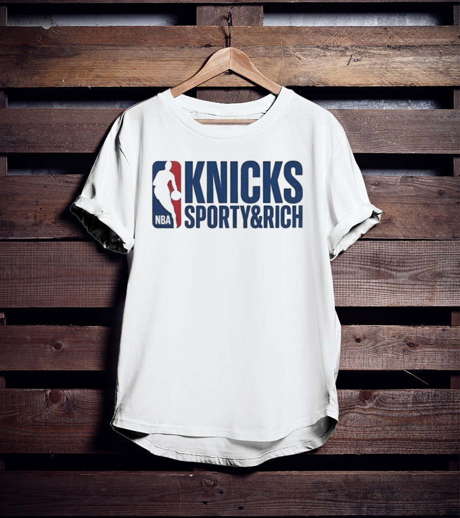 Knicks NBA Sporty & Rich 2026 Collaboration T-Shirt