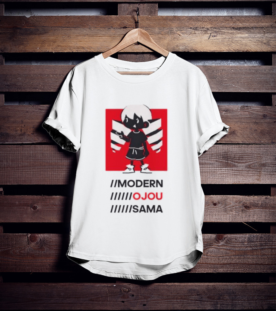 Modern Ojou Sama Character With Bold Hairstyle And Attitude T-Shirt