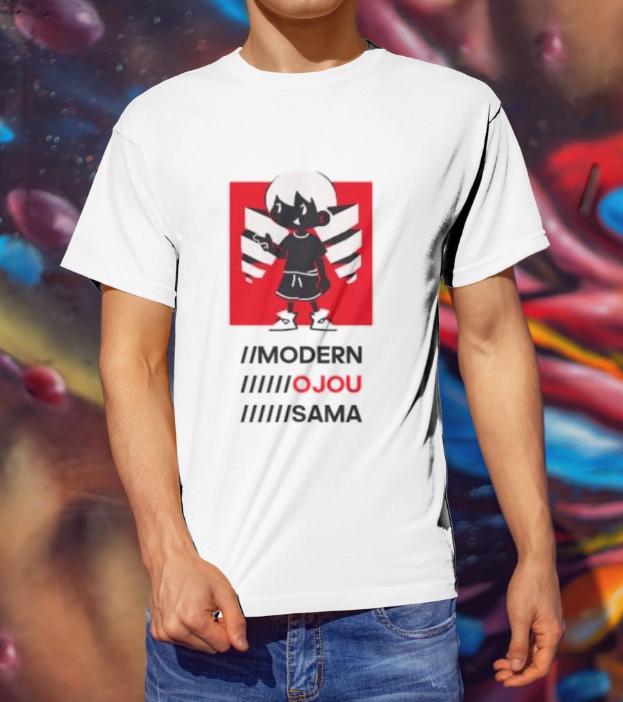 Modern Ojou Sama Character With Bold Hairstyle And Attitude T-Shirt