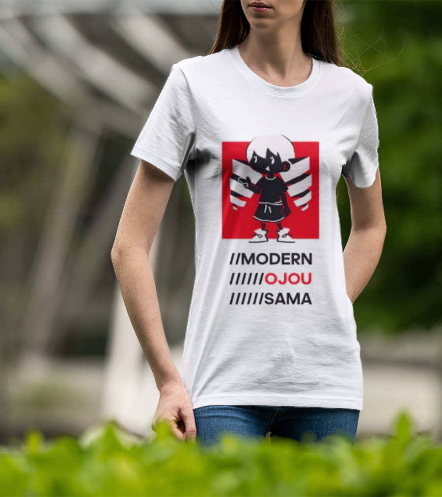 Modern Ojou Sama Character With Bold Hairstyle And Attitude T-Shirt