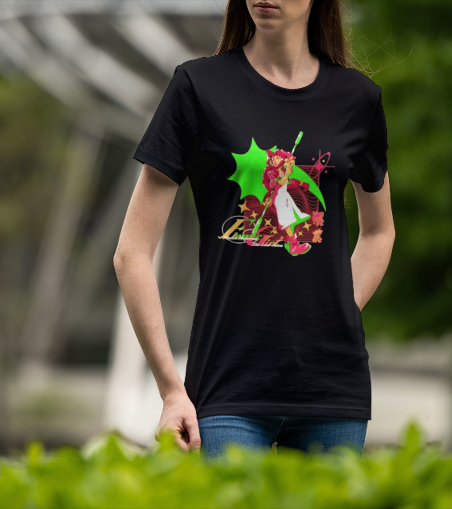 Aerith Gainsborough Final Fantasy VII Flower Girl Planet Protector Last Cetra Fantasy Art Nouveau T-Shirt