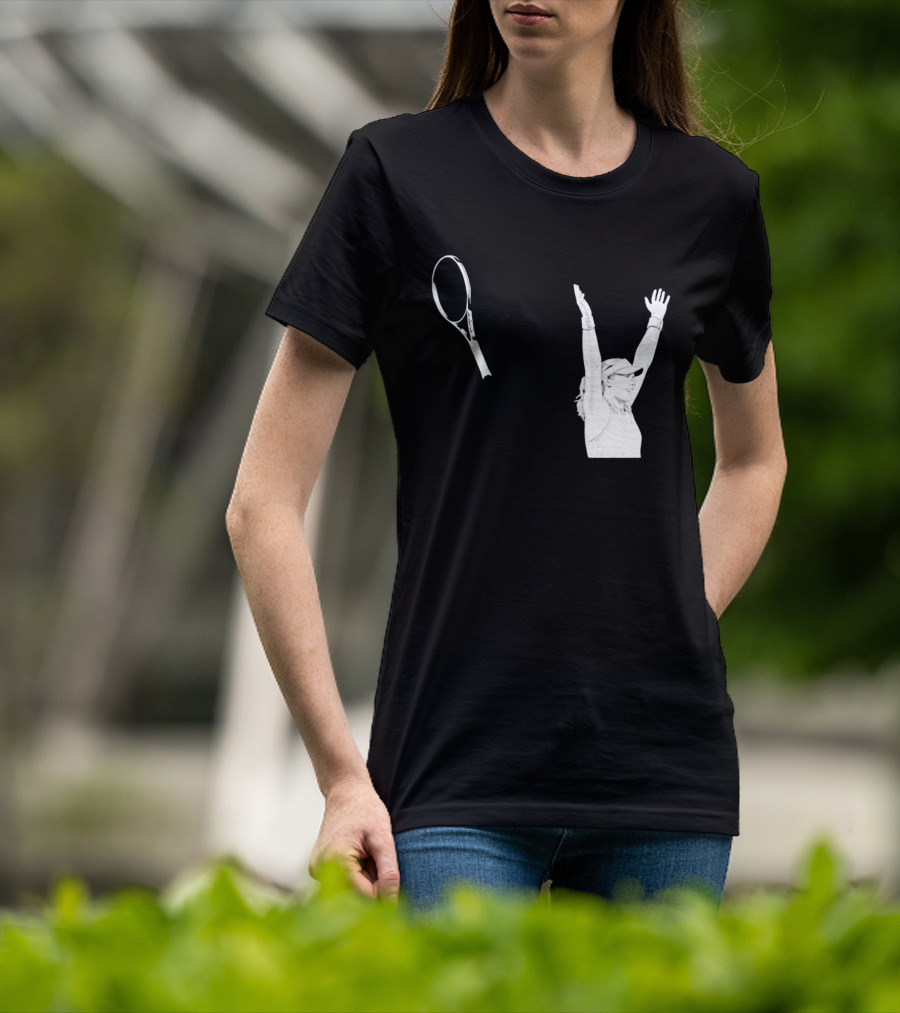 Babolat Tennis Player Celebration Arms Raised Victory T-Shirt