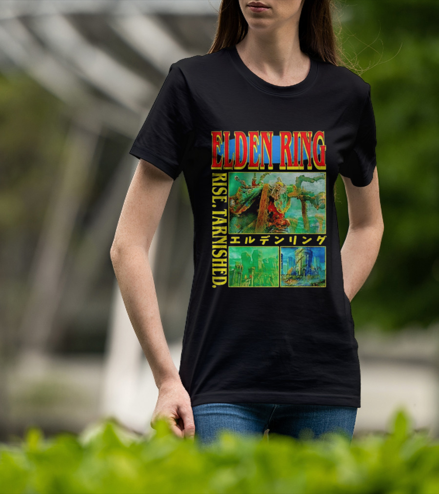 Elden Ring Godrick The Grafted Rise Tarnished Japanese T-Shirt