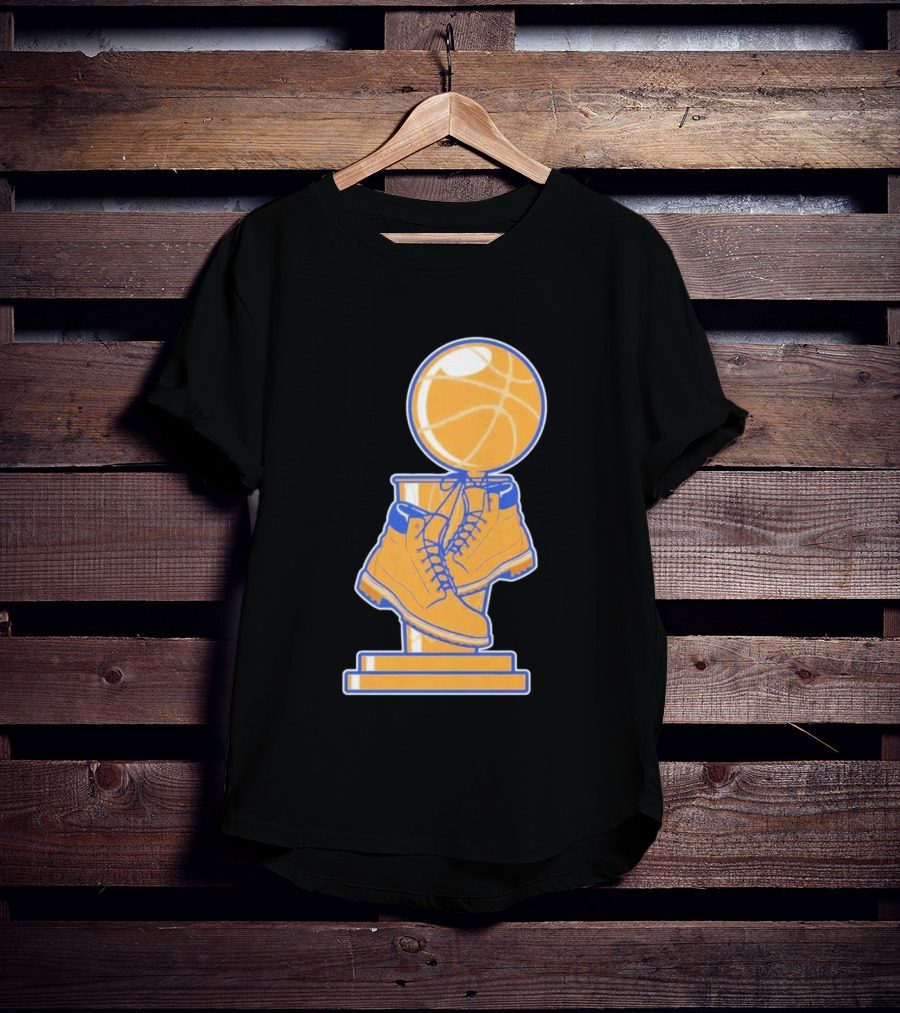 NY Basketball Trophy Timberland Boots T-Shirt