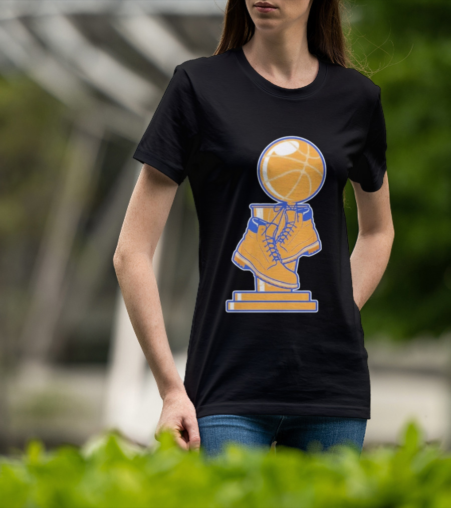 NY Basketball Trophy Timberland Boots T-Shirt