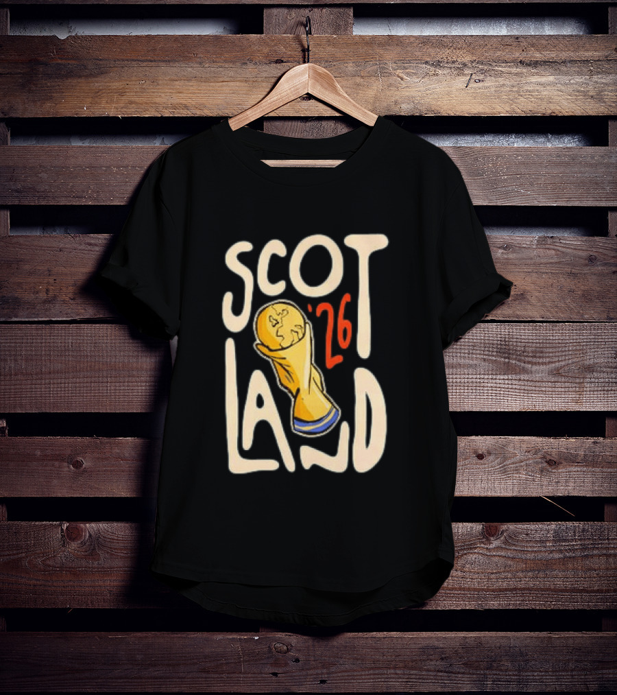 Scotland 2026 Trophy Cup Celebration T-Shirt