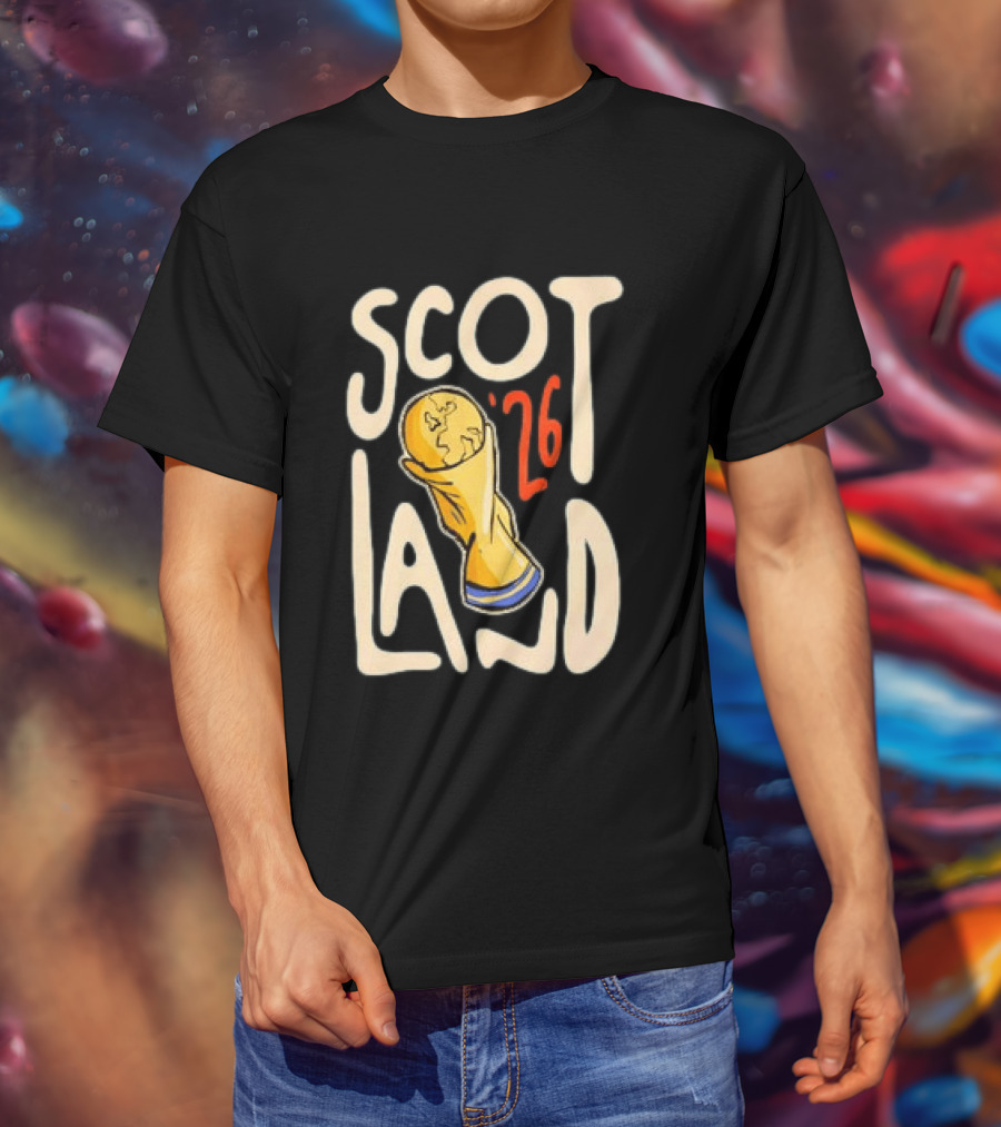 Scotland 2026 Trophy Cup Celebration T-Shirt