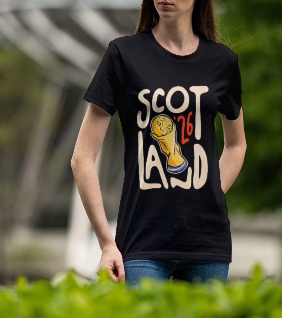 Scotland 2026 Trophy Cup Celebration T-Shirt