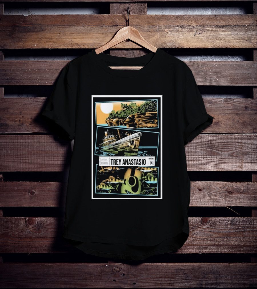 Trey Anastasio Acoustic Evening June 14 Bayfield Tour Big Top Venue Official Event T-Shirt