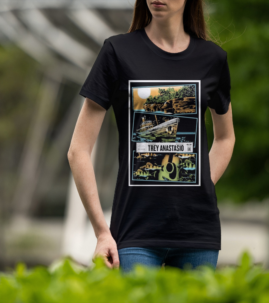 Trey Anastasio Acoustic Evening June 14 Bayfield Tour Big Top Venue Official Event T-Shirt