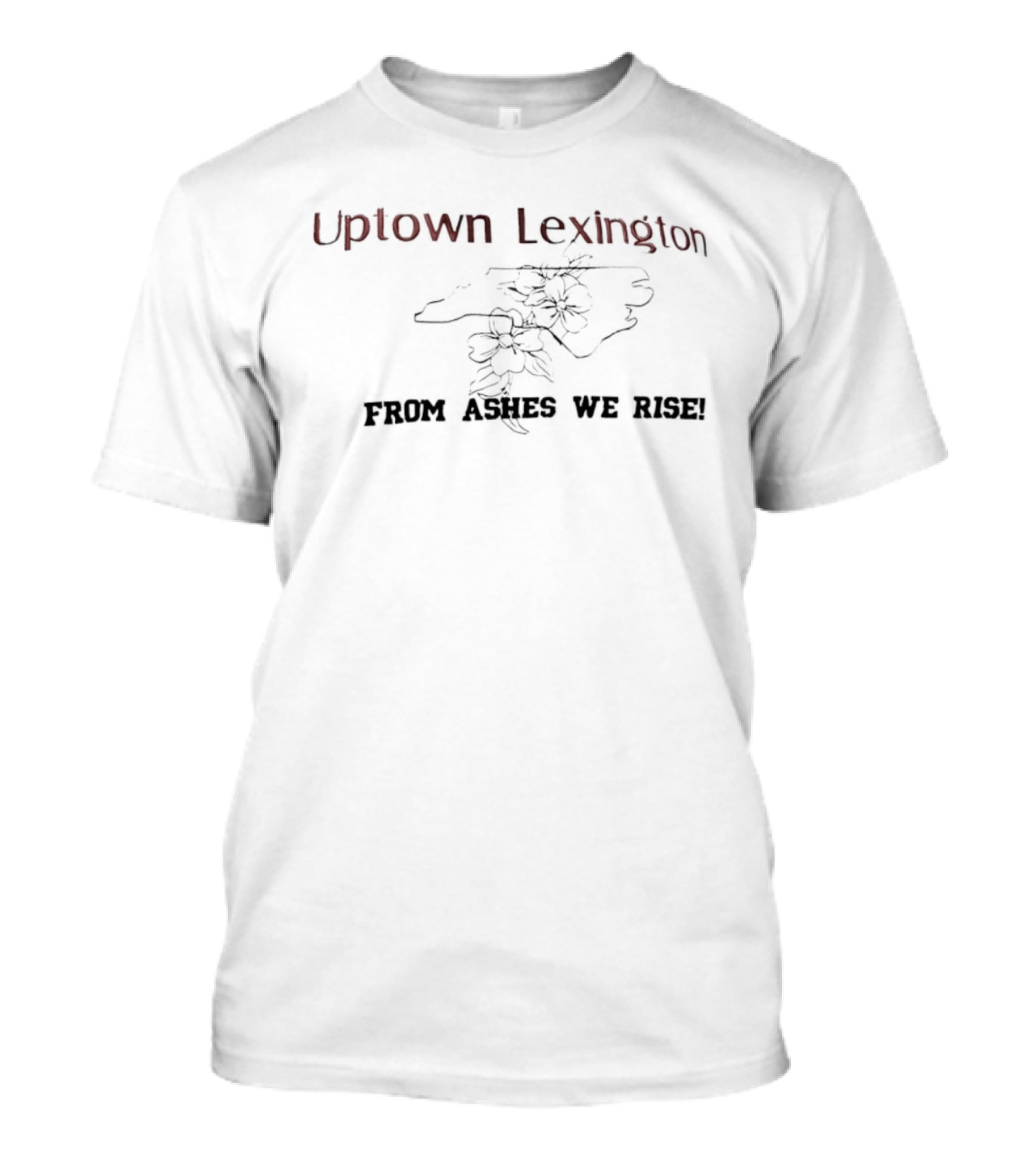 Uptown Lexington From Ashes We Rise Blossoming Resilience T-Shirt