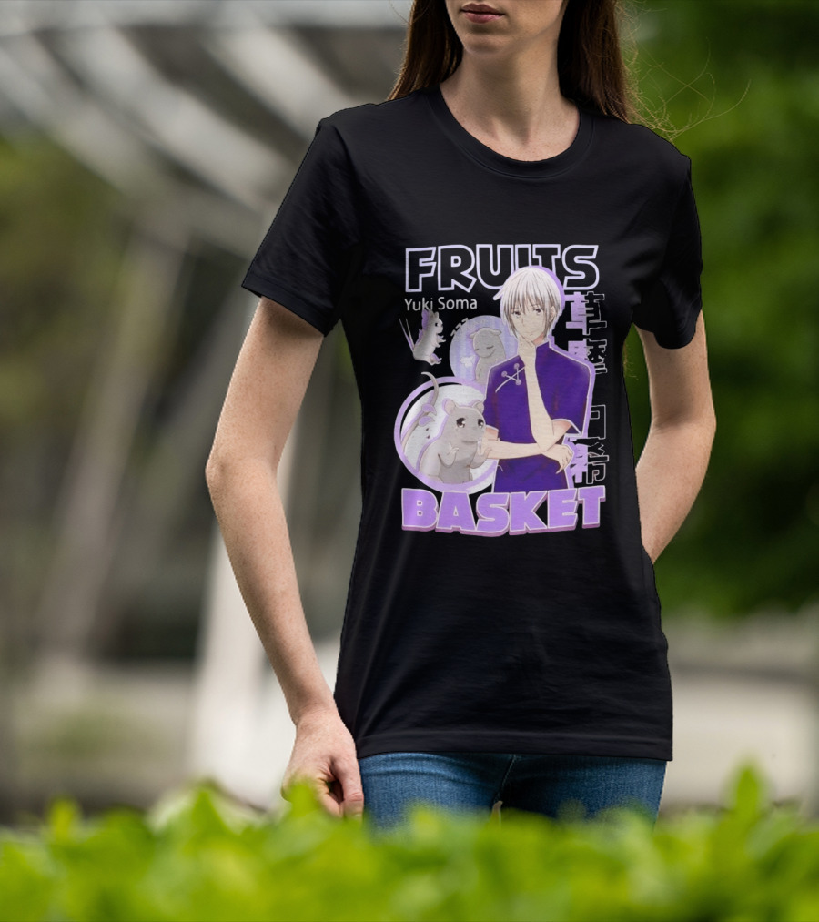 Fruits Basket Yuki Soma Kanji Mouse Transformation T-Shirt