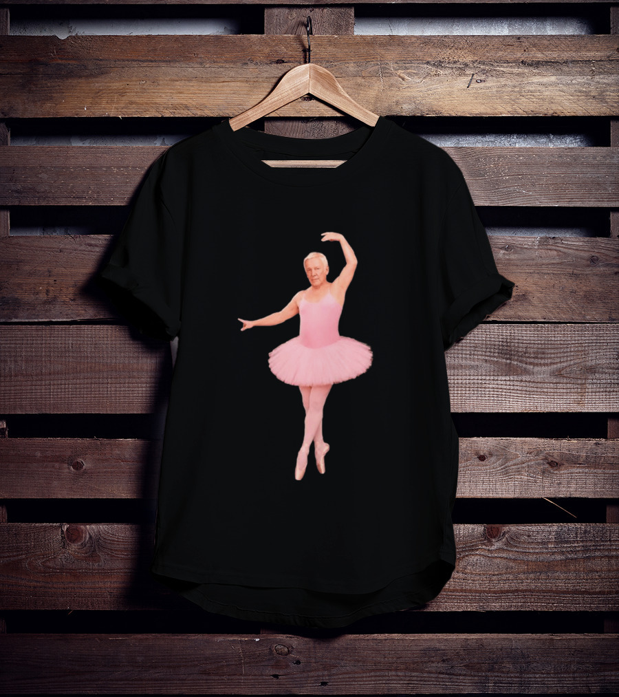 Geddy Lee Wearing Pink Ballerina Alex Lifeson Costume Iconic Image T-Shirt