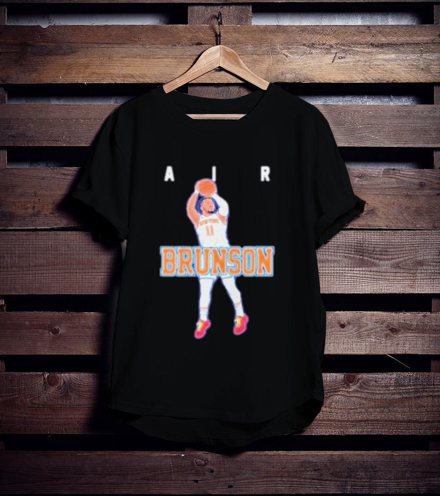 Jalen Brunson Air Brunson Knicks Basketball Jump Shot T-Shirt