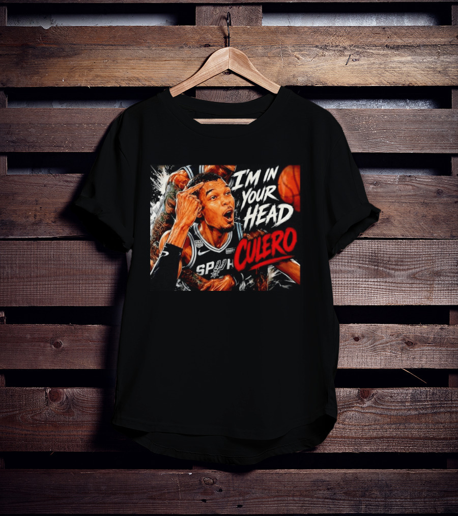 I'm In Your Head Culero Jeremy Sochan San Antonio Spurs NBA T-Shirt