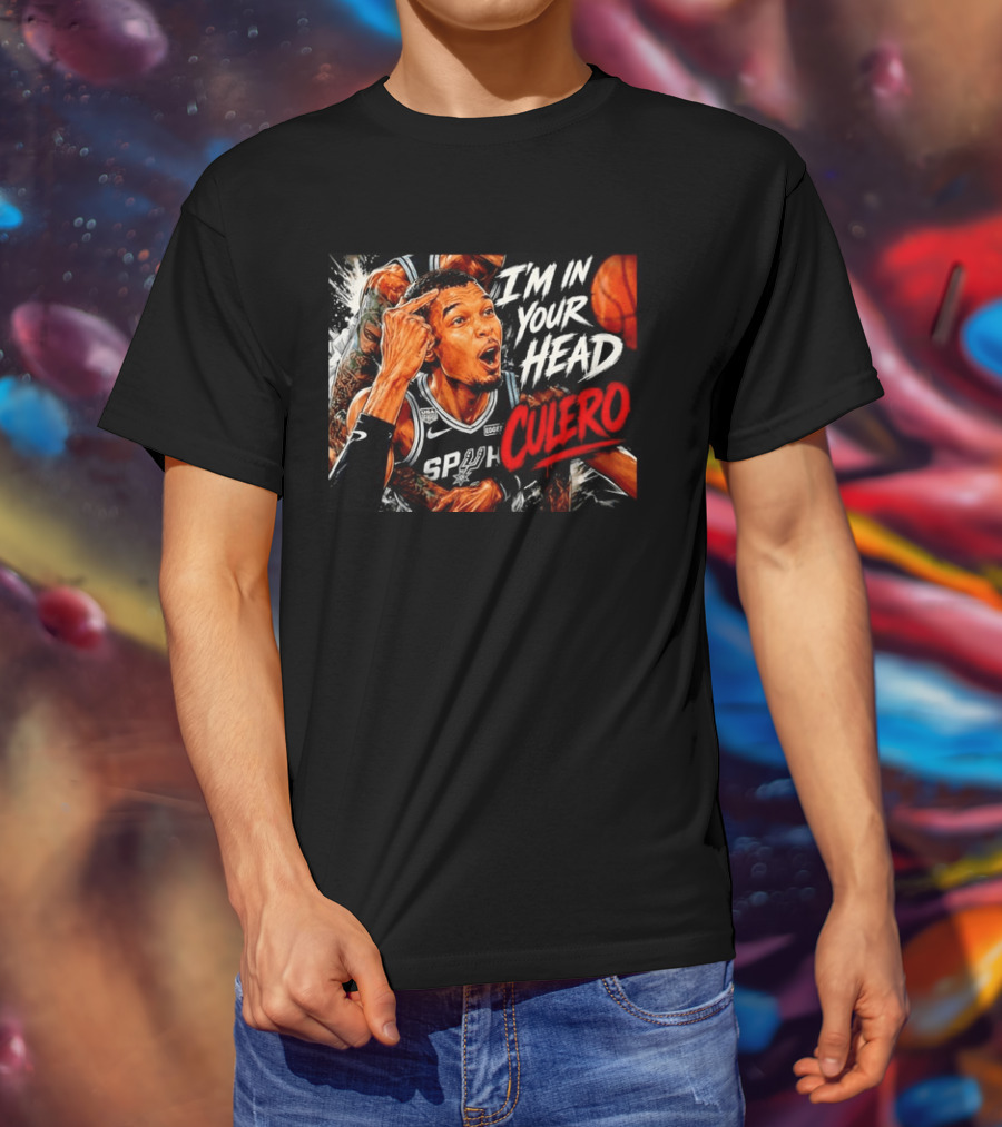 I'm In Your Head Culero Jeremy Sochan San Antonio Spurs NBA T-Shirt