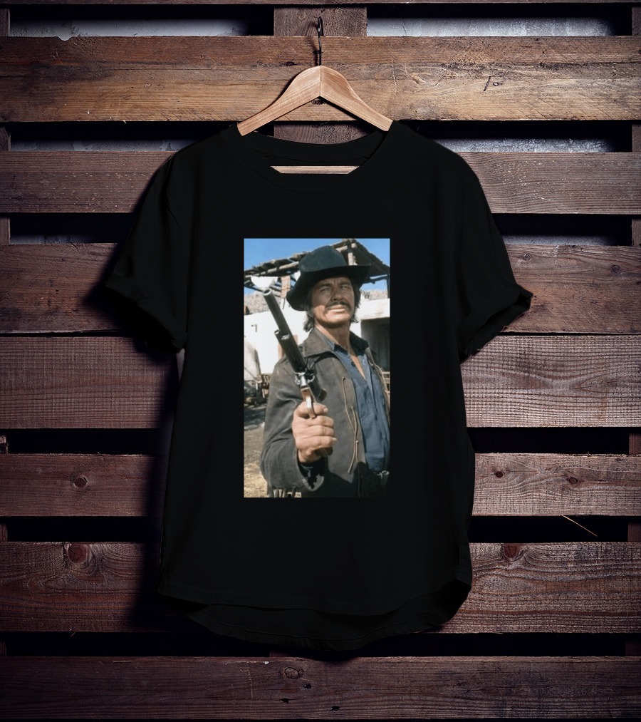 Remembering Charles Bronson 1921 2003 Classic Western Cowboy Hero T-Shirt