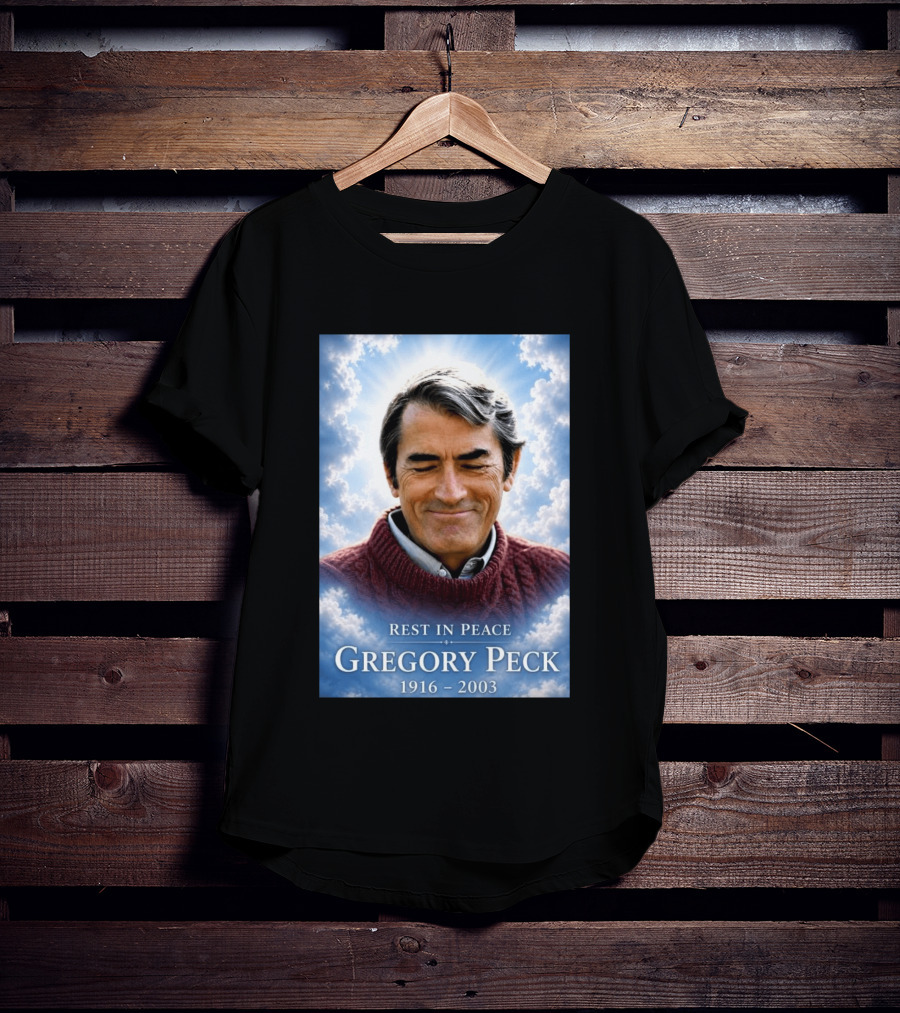 Rest In Peace Gregory Peck 1916 2003 Memorial T-Shirt