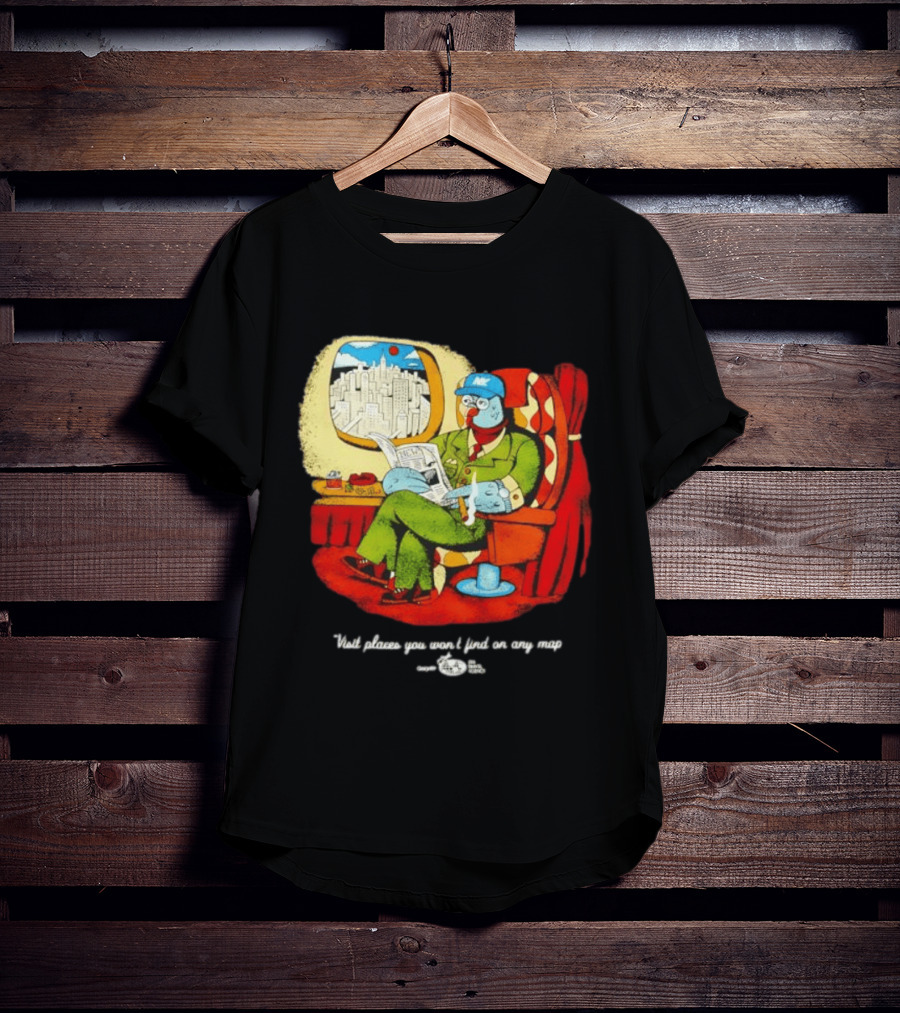 The Travel Agency Mile High Flyer Bird NY Visit Places You Won't Find On Any Map T-Shirt